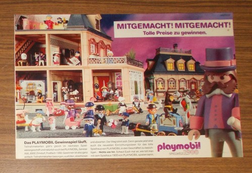 Seltene werbung playmobil - werbung,